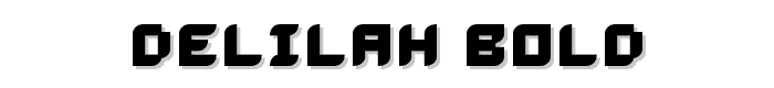 Delilah Bold font